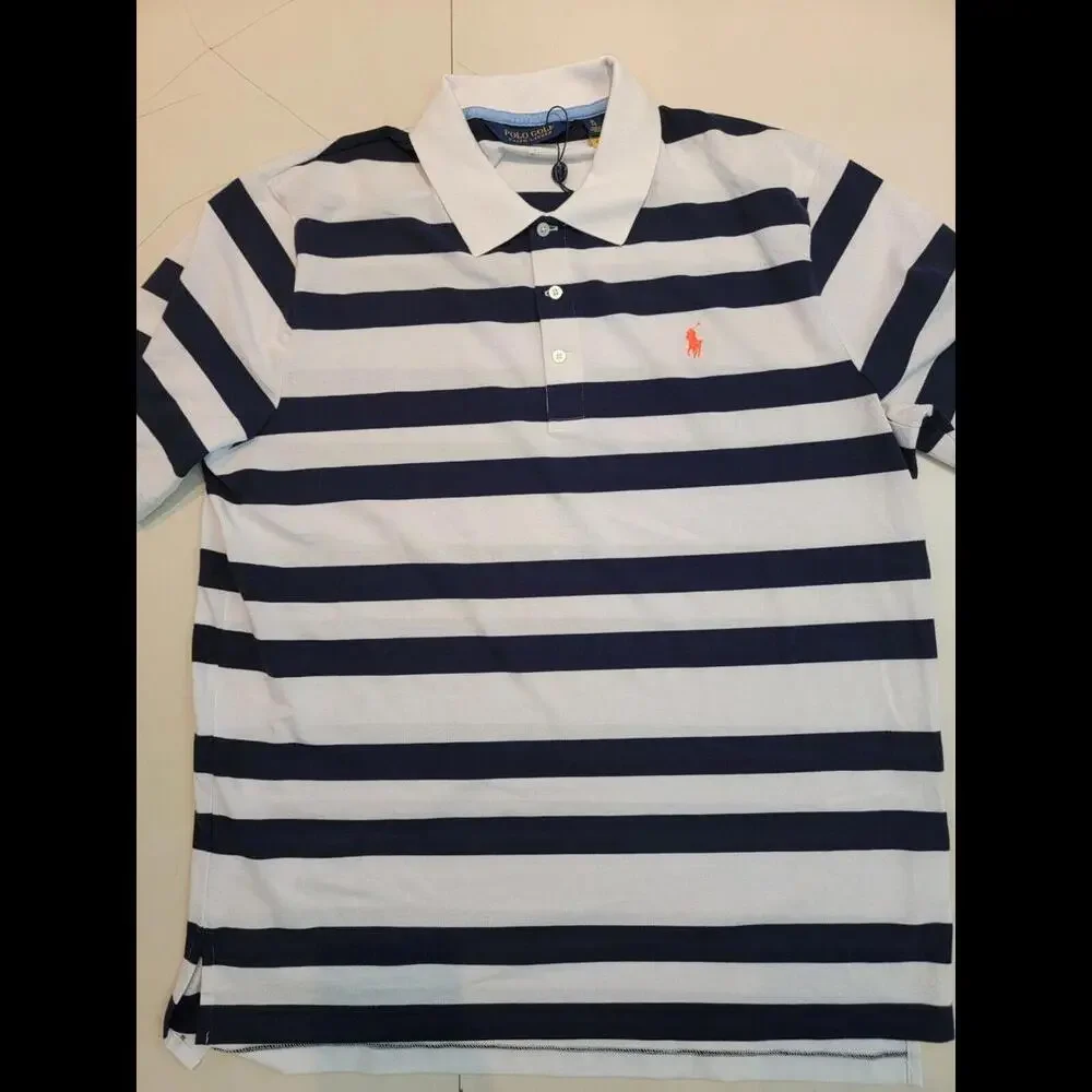 Vintage Polo Ralph Lauren Striped shirt XL 1990s USA